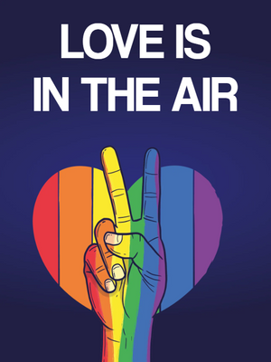 Custom Outdoor Yard Signs Multiple Sizes Love is in the Air