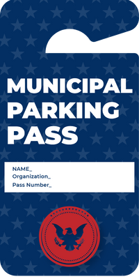Custom Parking Passes Multiple Sizes Parking Access