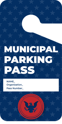 Custom Parking Passes Multiple Sizes Parking Access
