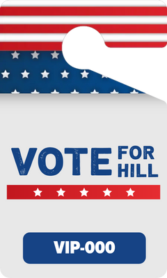Custom Parking  Passes Multiple Sizes Vote For Hill