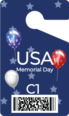 Custom Parking  Passes Multiple Sizes Memorial Tag
