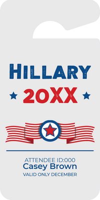 Custom Parking  Passes Multiple Sizes Campaign Pass