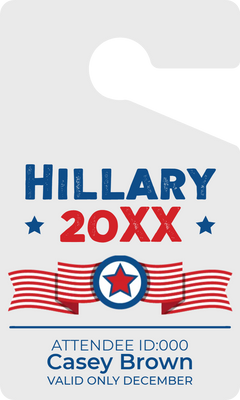 Custom Parking  Passes Multiple Sizes Campaign Pass