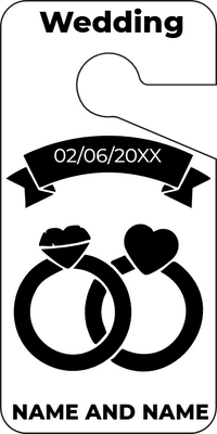 Custom Parking  Passes Multiple Sizes Two Ring