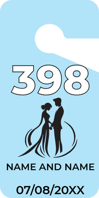 Custom Parking  Passes Multiple Sizes Couple