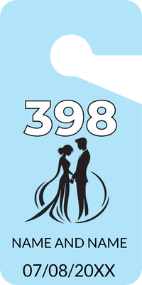 Custom Parking  Passes Multiple Sizes Couple