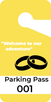 Custom Parking  Passes Multiple Sizes Adventure