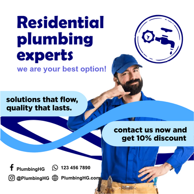 Custom Outdoor Yard Signs Multiple Sizes Experts in Residential Plumbing