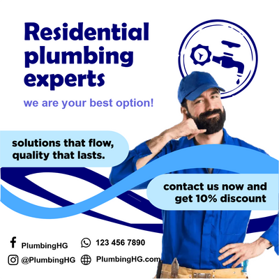 Custom Outdoor Yard Signs Multiple Sizes Experts in Residential Plumbing