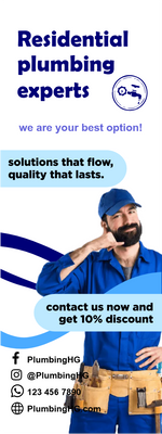 Custom Outdoor Yard Signs Multiple Sizes Experts in Residential Plumbing