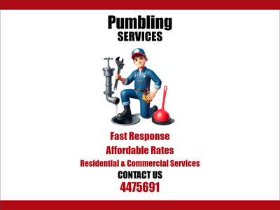 Custom Outdoor Yard Signs Multiple Sizes Quick Plumbing Repair