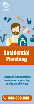 Custom Outdoor Yard Signs Multiple Sizes Quality Residential Plumbing