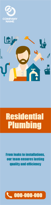 Custom Outdoor Yard Signs Multiple Sizes Quality Residential Plumbing