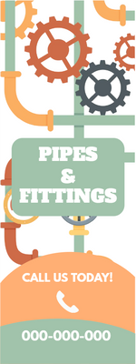 Custom Outdoor Yard Signs Multiple Sizes Pipes and Fittings Call Us Today!