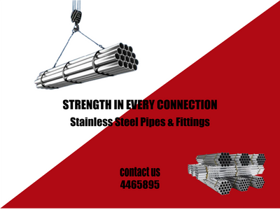 Custom Outdoor Yard Signs Multiple Sizes Stainless Steel Pipes and Fittings