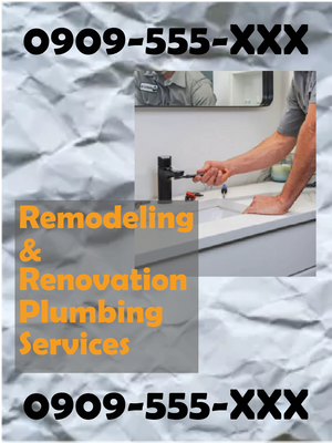 Custom Outdoor Yard Signs Multiple Sizes Remodeling and Renovation Plumbing Services