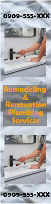 Custom Outdoor Yard Signs Multiple Sizes Remodeling and Renovation Plumbing Services