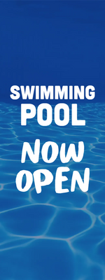 Custom Outdoor Yard Signs Multiple Sizes Pool Now Open
