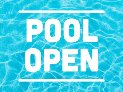 Custom Outdoor Yard Signs Multiple Sizes Pool Open