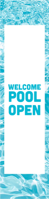 Custom Outdoor Yard Signs Multiple Sizes Welcome Pool Open