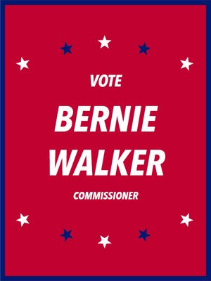 Custom Outdoor Yard Signs Multiple Sizes Commissioner