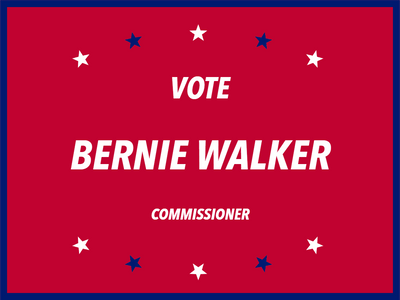 Custom Outdoor Yard Signs Multiple Sizes Commissioner