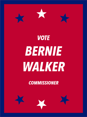 Custom Outdoor Yard Signs Multiple Sizes Commissioner
