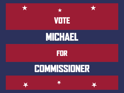 Custom Outdoor Yard Signs Multiple Sizes Commissioner