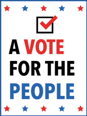 Custom Outdoor Yard Signs Multiple Sizes Vote For People