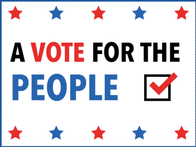 Custom Outdoor Yard Signs Multiple Sizes Vote For People