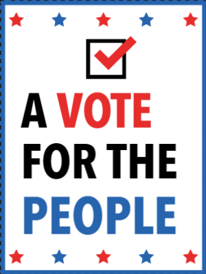 Custom Outdoor Yard Signs Multiple Sizes Vote For People