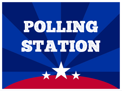 Custom Outdoor Yard Signs Multiple Sizes Polling Station