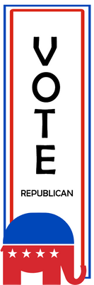 Custom Outdoor Yard Signs Multiple Sizes Vote Republican