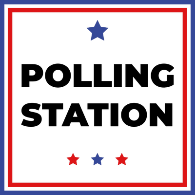Custom Outdoor Yard Signs Multiple Sizes Polling Station