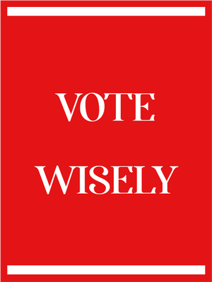 Custom Outdoor Yard Signs Multiple Sizes Vote Wisely