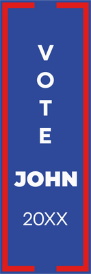 Custom Outdoor Yard Signs Multiple Sizes Vote John 20XX