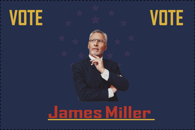 Custom Outdoor Yard Signs Multiple Sizes Vote James Miller