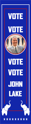 Custom Outdoor Yard Signs Multiple Sizes Vote John Lake