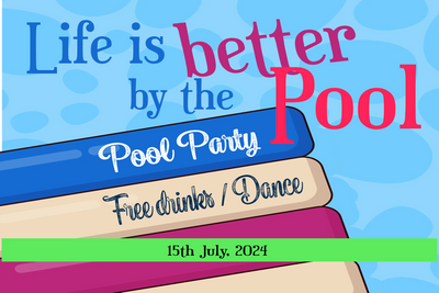 Custom Outdoor Yard Signs Multiple Sizes Pool Party