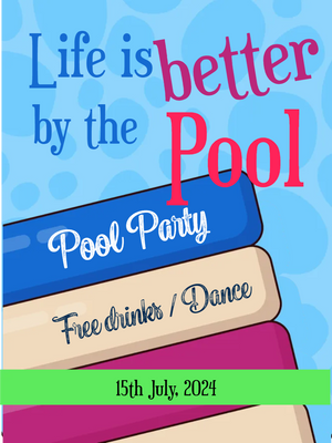 Custom Outdoor Yard Signs Multiple Sizes Pool Party