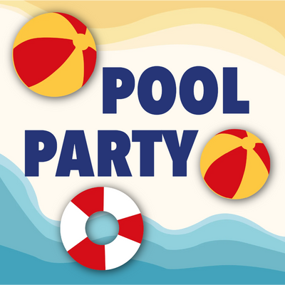 Custom Outdoor Yard Signs Multiple Sizes The Pool Party