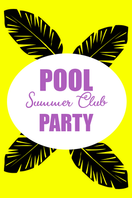 Custom Outdoor Yard Signs Multiple Sizes Pool Summer Club