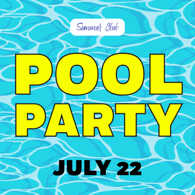 Custom Outdoor Yard Signs Multiple Sizes Summer Pool Party