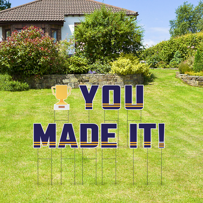 Custom Outdoor Yard Signs Multiple Sizes Yard Letters You Made It