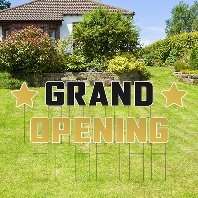 Custom Outdoor Yard Signs Multiple Sizes Yard Letters Grand Opening