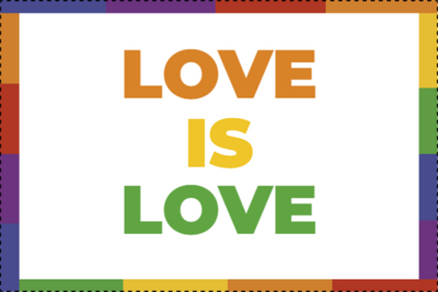 Custom Outdoor Yard Signs Multiple Sizes Love Is Love