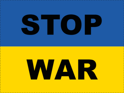 Custom Outdoor Yard Signs Multiple Sizes Stop War