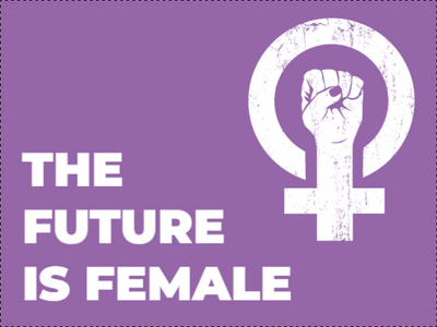 Custom Outdoor Yard Signs Multiple Sizes Future Is Female