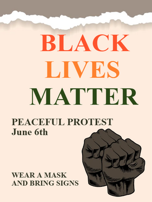 Custom Outdoor Yard Signs Multiple Sizes Peaceful Protest