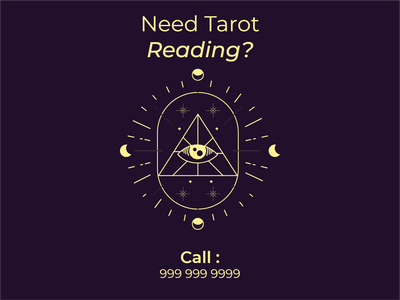 Custom Outdoor Yard Signs Multiple Sizes Tarot Readng